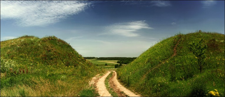 Image - Remnants of the early Scythian Nemyriv fortified settlement (7th-6th century BC).